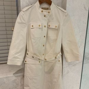 Michael Kors dress In ivory and gold